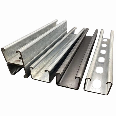 Hot Dip Galvanized 41x41 41x21 Perforated Unistrut Channel