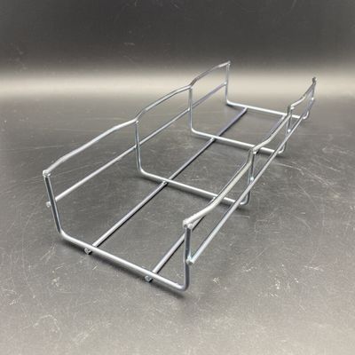 Zinc Plated Custom Size 200mm 300mm Ventilated Wire Mesh Cable Tray