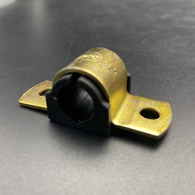 Yellow Zinc 1'' Custom Omega Cushion Clamps
