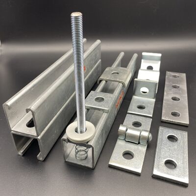 Custom Size Slotted Flat Plate Angle Strut Channel Fittings