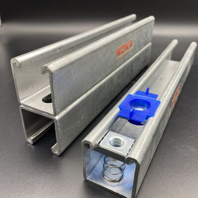 Galvanized Steel 41x82 41x124 Back to Back Strut Channel