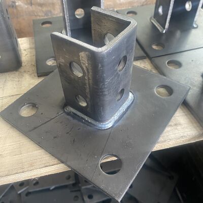 High Quality Slotted Electrical Galvanized Strut Channel Post Base