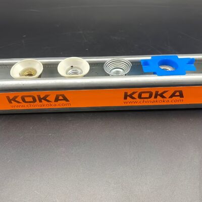 Gold Zinc Custom Size Cone Nut for Strut Channel