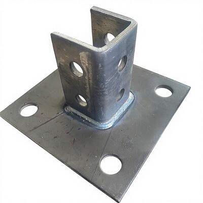 Cast Iron Spot Welding Unistrut Post Base Brackets