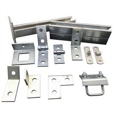 Electrical Zinc Slotted Unistrut Flat Plate Fittings