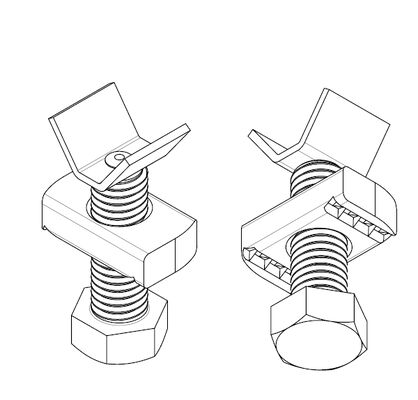 M10 M12 Zinc Plated Antiseismic Strut Rod Stiffener