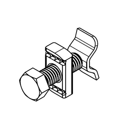 Unistrut Channel Fittings Metal Steel Seismic Hinge Rod Stiffener
