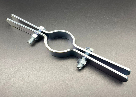 HDG Hanger Riser Pipe Clamp Sz3/8 Inch Heavy Duty Pipe Hangers Ss316 Powder Coated