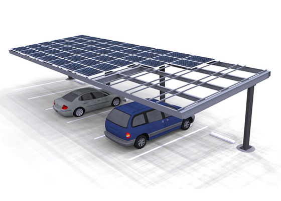 Residential Customized Solar Carport Structures Panel Support Mounting