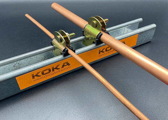 OEM TPE Strut Cushion Clamps 3/8''Inch Unistrut Channel Clamp Gold Zinc