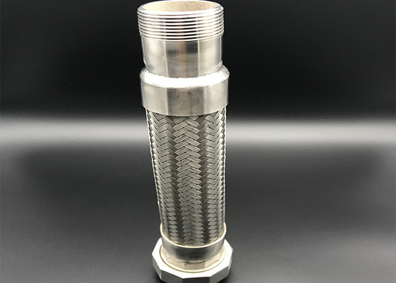 ISO9001 Braided Bellow Pipe Joint SUS304 Stainless Steel Hoses