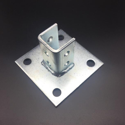 Strut Channel Fitting Post Base Electrical Zinc Custom Various Sizes