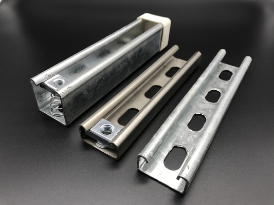 Hot Dip Galvanized C Channel 41x41 Perforated Solar Mounted Channel Rail
