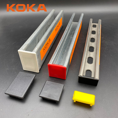 Colorful Strut Cover 41x41 41x21 PVC Plastic Strut Channel End Caps