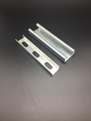 C Profile Electrical Galvanized 1 58 Slotted Solid Unistrut Strut Channel