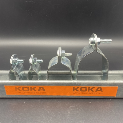 Custom Virous Size Electrical Zinc 3/8'' 3/4'' Strut Clamps