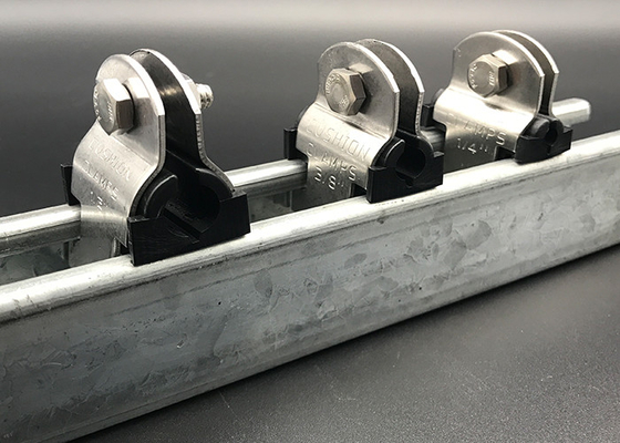 Yeallow Zinc 3/4'' 1-5/8'' Customized Strut Channel Channel Cushion Clamps