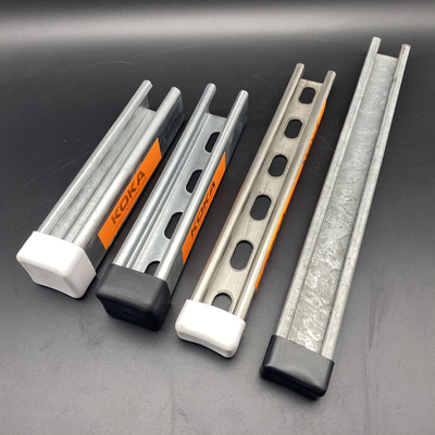 Manufacturer PVC 41x41 41x21 Plastic Strut End Caps