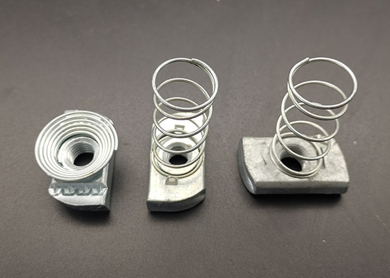 Strut Accessories Hot Dip Galvanized m6 m10 Unistrut Channel Spring Nuts