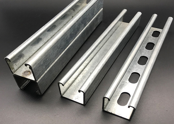 Pregalvanized Plain Slotted Unistrut C Channel Rail