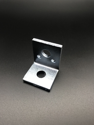 Custom Zinc Plated Flat Plate Angle Strut Fitting Brackets
