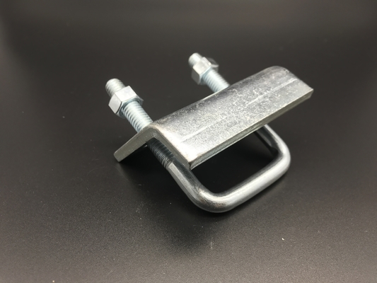 Metal Steel 41x41 Customized Channel U Bolt Beam Clamps