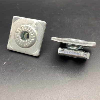 Custom 1/4'' 3/8'' Zinc Plated Channel Combo Spring Nuts