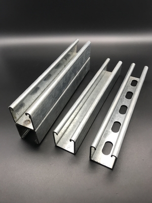 Construction Slotted Solid 3m 6m Custom Unistrut Channel Rail