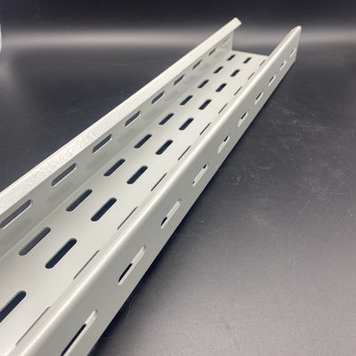 Construction Material 2400x250x1.5mm Steel Slotted Powder Coated Cable Trays