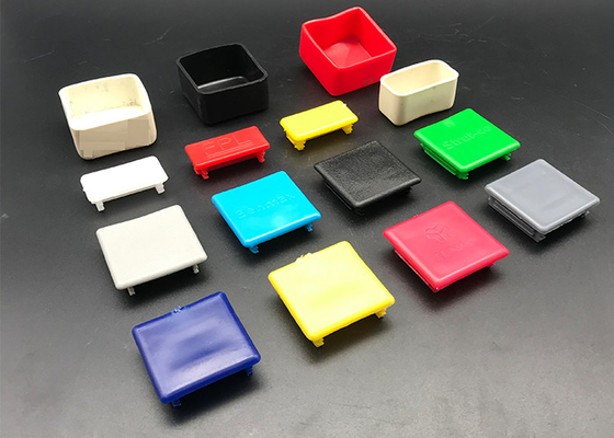 Square Shape White Black C Channel End Caps