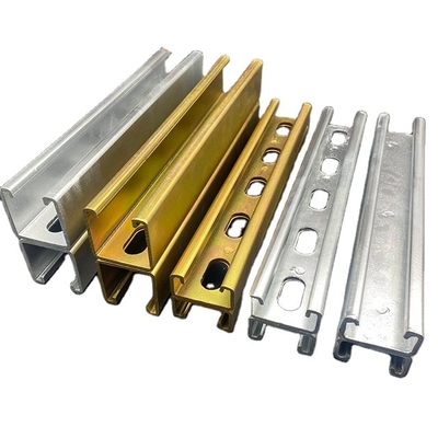 Galvanized Steel Back to Back Strut Channel with wing for Ceiling Support