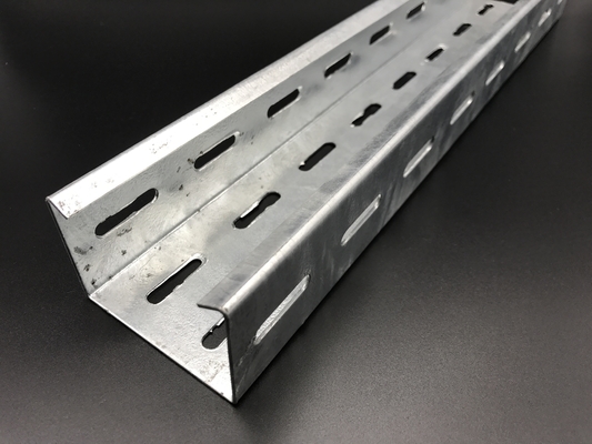 Custom Metal Steel 2400x400x1.2mm Perforated Cable Trays