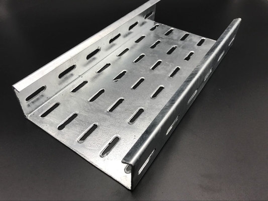 Manufacturers 3000x400x2mm Galvanized Steel Perforated Cable Tray