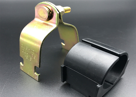 High Quality 1-1/2'' Yellow Zinc Strut od Tubing Cushion Clamps
