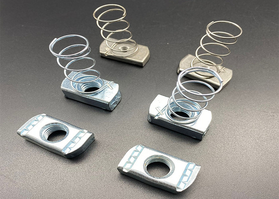 Electrical Galvanized Custom m8 m10 m12 Unistrut Spring Nuts