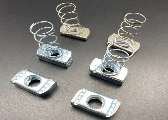 Custom Size Electrical Galvanized m6 m8 m10 m12 Unistrut Spring Nuts