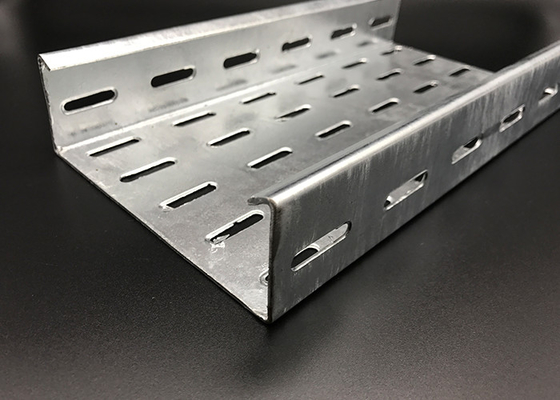 Hot Dip Galvanized Perforated 2400mm Cable Trays