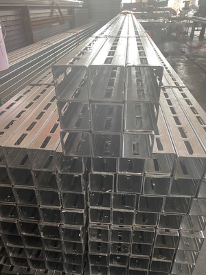 Construction Q355B 80X80X3mm Slotted Square Channel