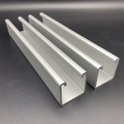 Aluminum Solar Mounting Channel System Aluminum C Profile