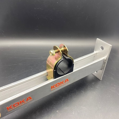 Gold Galvanized 1-3/8'' Customized Strut Mounting Cushion Clamps