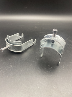 Galvanized Steel 1-3/4'' Strut Pipe Single One Piece Cable Clamps