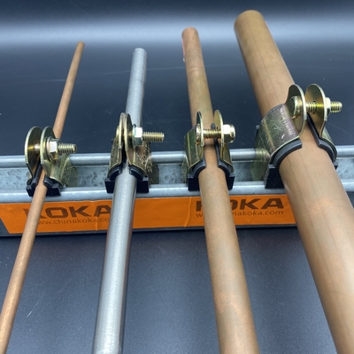 1/1/2'' Electrical Galvanized Unistrut Pipe Cushion Clamps with tpe Rubber