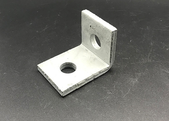 Zinc Plated Flat Plate Angle Strut Fittings