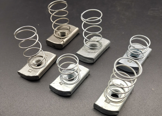 Carbon Steel m6 m10 m12 Galvanized Unistrut Support Spring Nut