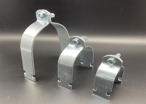 Custom 3/4'' 3/8'' Rigid Galvanized Strut Clamps