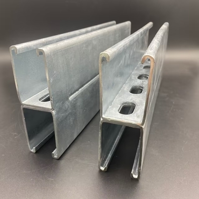 Customized Size Slotted Solid Cold Formed Double Unistrut Channel