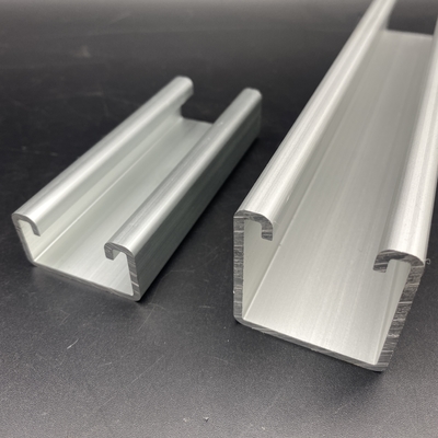 Construction Material Custom Size 3m 6m Plain Aluminum Strut Channel