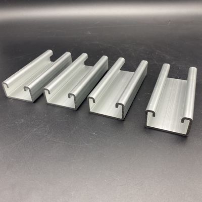 Construction Material Custom Size 3m 6m Plain Aluminum Strut Channel