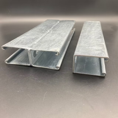 Construction Material Q235 Custom Size Galvanized Steel Back to Back Unistrut Channel
