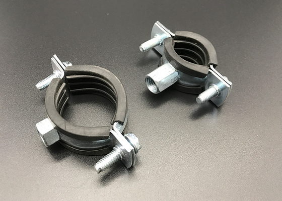 Custom Electrical Zinc Quick Release EPDM Rubber Pipe Clamp